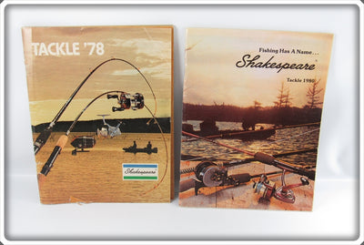 Vintage Shakespeare 1978 & 1980 Tackle Catalog Pair