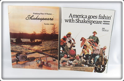 Shakespeare 1980 & 1981 Tackle Catalog Pair