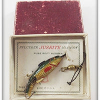 Pflueger Jusrite Minnow In Maroon Box