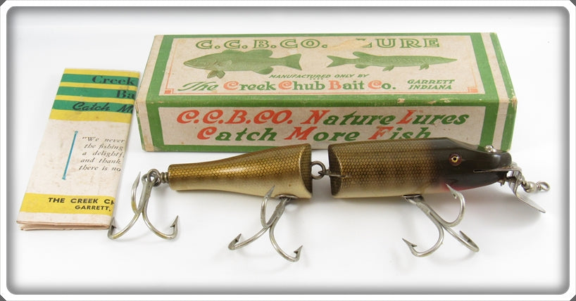 Creek Chub Pikie Scale Jointed Husky Pikie Lure In Box 3000