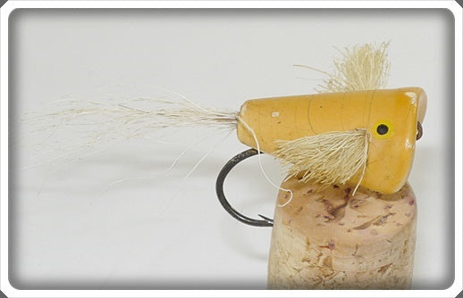 Creek Chub White Fly Rod Plunker Bass Bug