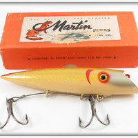 Martin Yellow Silver Scale 7KS/X-13 Salmon Plug Lure In Box