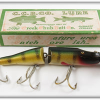 Vintage Creek Chub Perch Jointed Husky Pikie Lure In Box 3001 