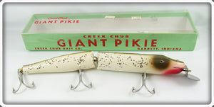 Creek Chub Silver Flash Giant Jointed Pikie Lure In Box 81