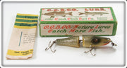 Vintage Creek Chub Silver Flash Baby Jointed Pikie Lure In Box 2718 