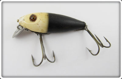 Heddon Black White Head 110 River Runt