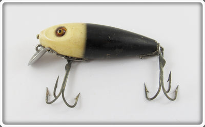 Heddon Black White Head 110 River Runt