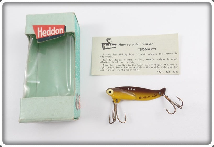 Vintage Heddon Catfish Sonar Lure In Correct Box