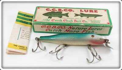 Vintage Creek Chub Mullet Husky Pikie Lure In Box 2307