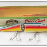 Creek Chub Rainbow Jointed Husky Pikie Lure In Box 3008 W
