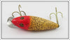 Heddon Red Head With Gold Flitter 110 River Runt