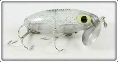 Vintage Arbogast Clear Glitter Ghost 5/8 Ounce Jitterbug Lure