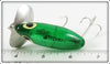 Arbogast Green Glitter Ghost 5/8 Ounce Jitterbug