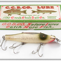 Vintage Creek Chub Silver Flash Kingfish Pikie Lure In Box For Sale KF-118