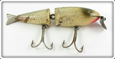 Vintage Creek Chub Silver Flash Jointed Musky Wigglefish Lure