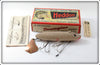 Vintage Heddon Grey Mouse Flaptail In Correct Box 7000 GM Lure