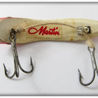 Martin Red Head Silver Scale Flat Model Salmon Plug