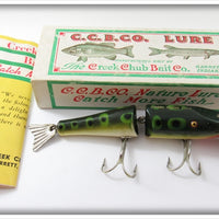 Vintage Creek Chub Frog Peter's Special Lure In Box 2619 DD Special