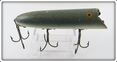 Vintage Heddon Green Crackleback Basser 8500 GCB