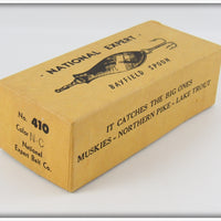 National Expert Bait Co Nickel & Copper Bayfield Spoon In Box