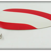 National Expert Bait Co Red, White & Brass Musk-E Flash In Box