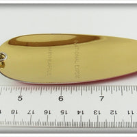 National Expert Bait Co Red, White & Brass Musk-E Flash In Box