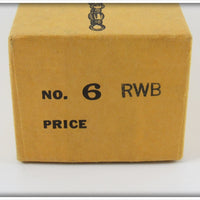 National Expert Bait Co Red, White & Brass Musk-E Flash In Box