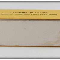 National Expert Bait Co Red, White & Brass Musk-E Flash In Box