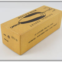 National Expert Bait Co Dotted Red, Yellow & Nickel Musk-E Flash In Box