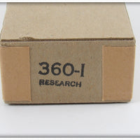 Heddon Bullfrog Tiny Torpedo In Brown Cardboard Research Box