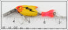 Heddon Yellow Firetail Sonic In Brown Cardboard Research Box 395-1