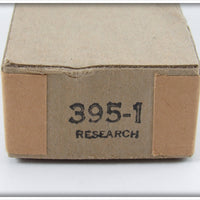 Heddon Yellow Firetail Sonic In Brown Cardboard Research Box 395-1