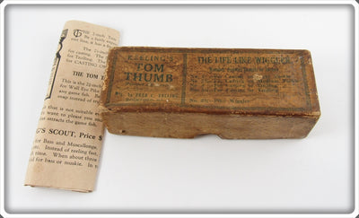 Vintage Keeling's Tom Thumb Life Like Wiggler Empty Box