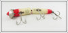 Heddon Red Head White Early Giant Jointed Vamp 7350 RH