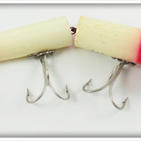 Heddon Red Head White Early Giant Jointed Vamp In Box