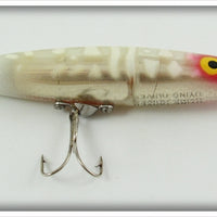 Heddon White & Red Dying Quiver In Brown Cardboard Research Box 9200-I