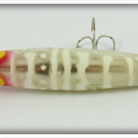 Heddon White & Red Dying Quiver In Brown Cardboard Research Box 9200-I