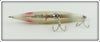 Heddon White & Red Dying Quiver In Brown Cardboard Research Box 9200-I