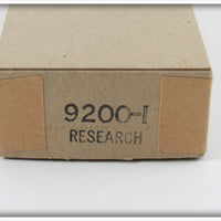 Heddon White & Red Dying Quiver In Brown Cardboard Research Box 9200-I