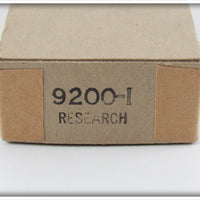 Heddon Green Shad Dying Quiver In Brown Cardboard Research Box 9200-I