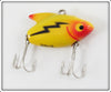 Heddon Yellow Sonic In River Runt Research Box Stamped 385-1