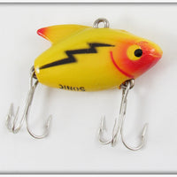 Heddon Yellow Sonic In River Runt Research Box Stamped 385-1