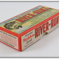 Heddon Yellow Sonic In River Runt Research Box Stamped 385-1