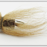 Hub Bait Co Brown Fly Rod Bass Bug