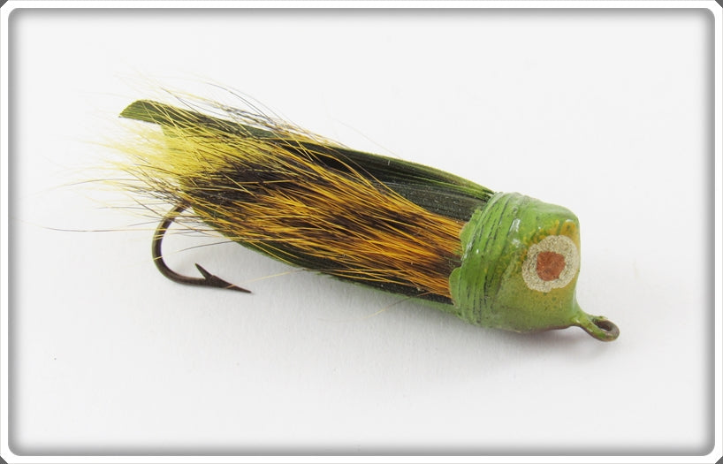Vintage Francis Fly Co Green Grasshopper Lure