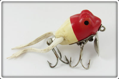 Vintage Jenson Red & White Froglegs Wiggler Lure