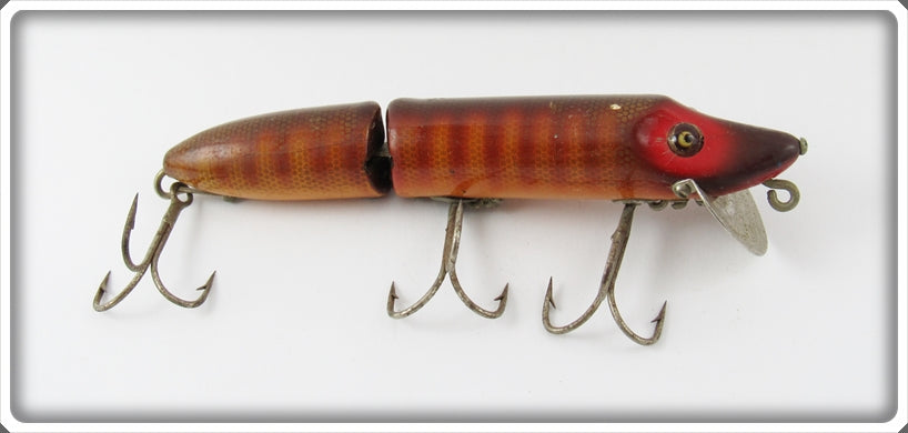 Vintage Heddon Natural Scale Jointed Vamp Lure 7309R 