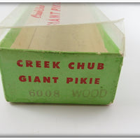Creek Chub Rainbow Giant Straight Pikie In Box