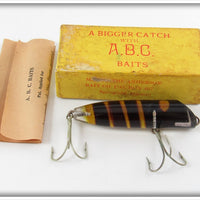 Vintage The Anderson Bait Co Rainbo Wiggler In A.B.C. Box