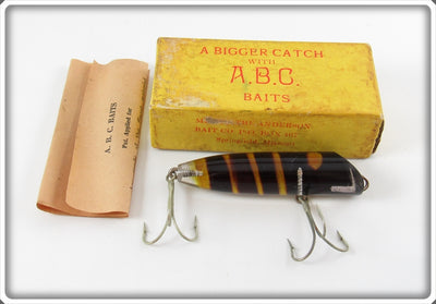 Vintage The Anderson Bait Co Rainbo Wiggler In A.B.C. Box